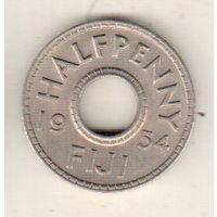 Фиджи 1/2 пенни 1954