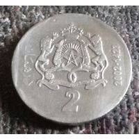 2 дирхама, Марокко 2002 г.