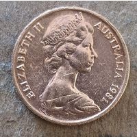 Австралия 1 цент 1981 г., KM# 62
