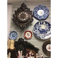 Часы настенные с боем резьба