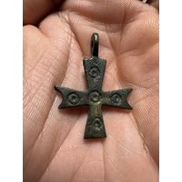 Крестик нательный византийский старинный