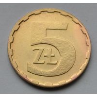 Польша, 5 злотых 1988 г.