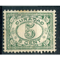 Нидерландские колонии - Кюрасао - 1922г. - цифры, 5 с - 1 марка - гашёная [Mi 69]. #3-WB-101-A-1