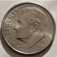 США 10 центов (1 дайм) 2015 год P UNC