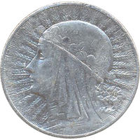 Польша 5 злотых 1933г. Ядвига