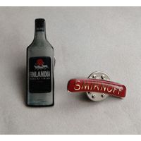Значки Алкашка. Цена за 2
