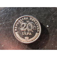 Хорватия. 20 лип. 2001. С 20 копеек. Распродажа коллекции. Смотрите другие лоты.