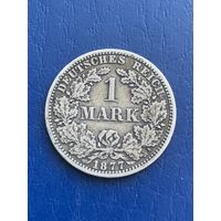 Германия 1 марка 1877 А серебро