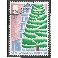 Британия. 150 лет садам Лондона. Ливанский кедр. 1990г. Mi#1273.
