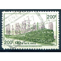 Бельгия - 1953г. - Железнодорожные марки, открытие сообщения Север-Юг Брюсселя - 1 марка - полная серия, гашёная [Mi 297]. #2-Be-60-C-2