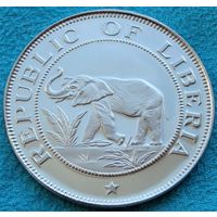 Либерия. 2 цента 1978 год  KM#12a   Тираж: 7.311 шт    Лот из личной коллекции!!!
