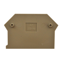 Крышка боковая АР 2,5-10 BG для клемм RK и SRK бежевая Conta-clip 2001.2, Германия