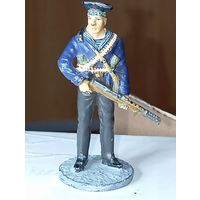 Солдат . ВМФ 1941 - 1943  г. Металл , 6 см .