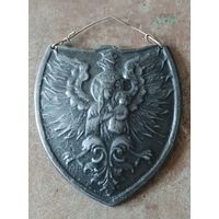 Довоенный ринграф плакетка икона медальон св. Мария Ченстоховская Польский Орел патриотика