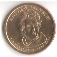 1 доллар США 2008 год 7-й Президент Эндрю Джексон двор Д _состояние aUNC