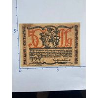 Нодгельд 50 пфеннигов Глаушенбург и Харц. Веймарская республика - 0202