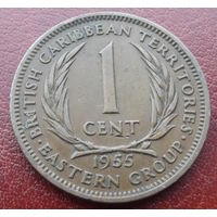 Восточные Карибы . 1 цент 1955