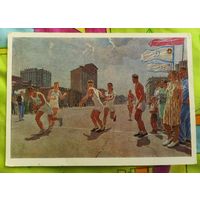 А.А.Дейнека.Эстафета.