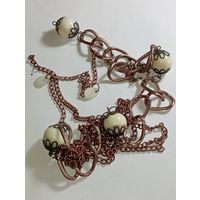 Бусы . Распродажа винтажный бижутерии с рубля !