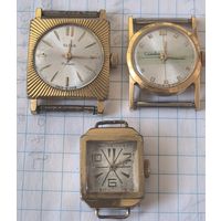 Часы женские позолоченные СССР . Слава Au20.. Слава Au12.5.. Луч Au12.5  (Часы на ходу) (В РЕМОНТ)