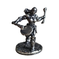 Статуэтка миниатюра Воительница Металл/сплав