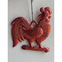 Ёлочная игрушка петушок СССР
