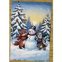 Открытка для посткроссинга чистая 10х15 см. (на тонкой бумаге)