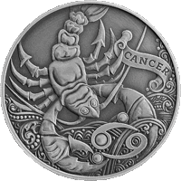 1 рубль 2015 Республика Беларусь Рак в капсуле анциркулейтед