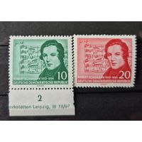 Германия, ГДР 1956 г. Mi.541-542 MNH** полная серия