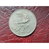 20 центов Острова Кука 1974 г.