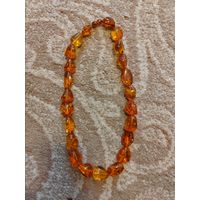 Бусы из натурального янтаря. Отличное состояние!