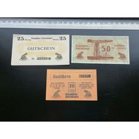 Германия-нотгельд  10 .20 .50 пфеннигов  1922  Neumuhlen-Dietrichsdorf