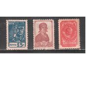 СССР-1939, (Заг.576-578)  * , Стандарт, (полная серия)