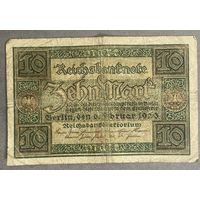 Банкнота 10 марок 1920 год. Веймарская республика
