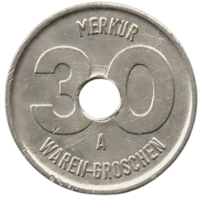 Германия. Берлин. 30 грошей (пфеннигов) А . Merkur