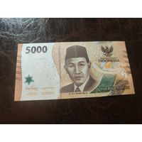Индонезия 5000 рупий образца 2024 года AUNC pw164
