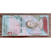 Werty71 Венесуэла 2 боливара 2018 UNC банкнота
