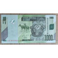 Конго (ДР) 1000 франков 2020 г., P:101b