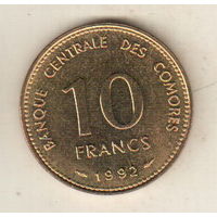 Коморские острова 10 франк 1992