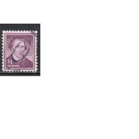 США-1954, (Мих.674), гаш.  , Стандарт, Известные американцы, Генри, Живопись,