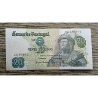Werty71 Португалия 20 эскудо 1971 банкнота