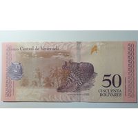 Венесуэла, 50 боливаров 2018 г. Серия С. UNC.