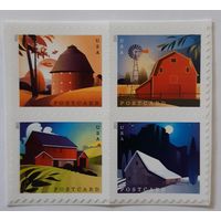 2021 Амбары ( вечные марки для отправки открыток внутри страны)  США