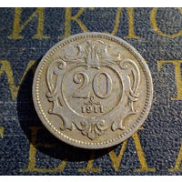 20 геллеров 1911 Австро-Венгрия #01