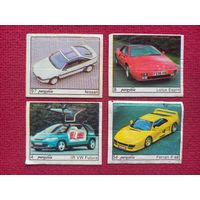 Вкладыши от жвачки Parastou car 2000 4 8 54 97 4 шт.