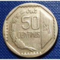 Перу 50 сентимо 1994 г.