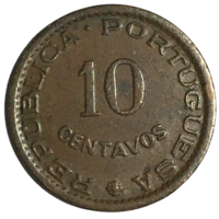 Мозамбик 10 сентаво, 1960