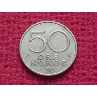 Норвегия 50 эре 1974 г.