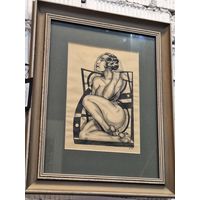 Игорь Либерман, 90-е годы, графика, авангард, 2-я работа.