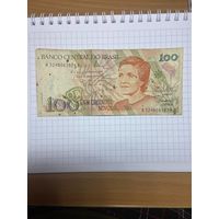 Бразилия. 100 крузадо новых (образца 1989 года)-1001